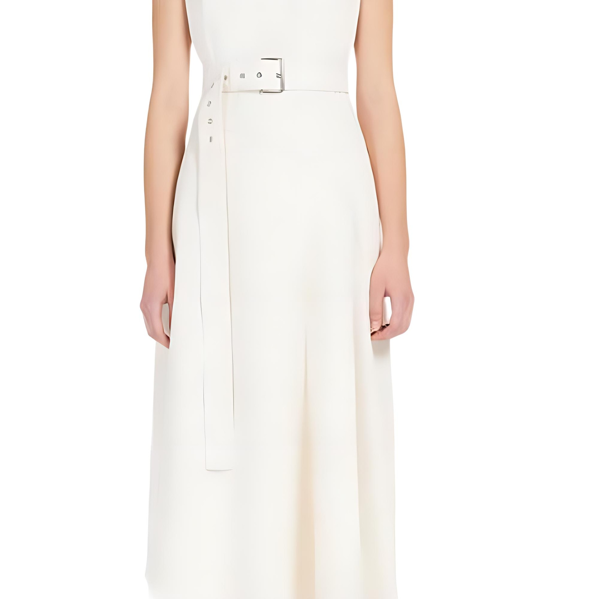 WEEKEND MaxMara Durata Sleeveless Cotton Bull Denim Dress — фото 4