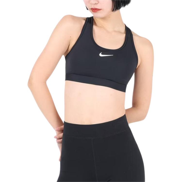 Nike Swoosh Sports Bra Black