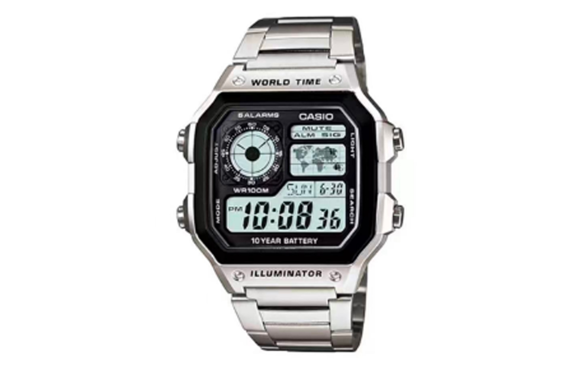 Casio YOUTH 10 AE-1200WH-1C — фото 8