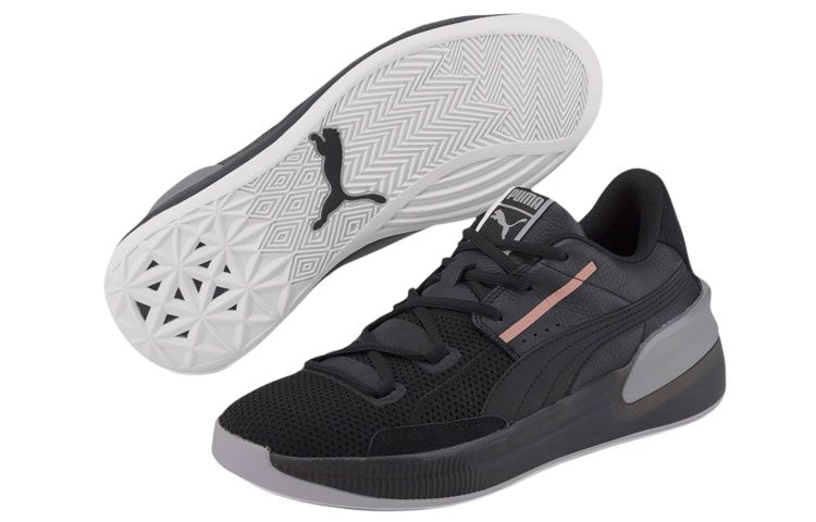 Puma Clyde Hardwood Black Gold — фото 1