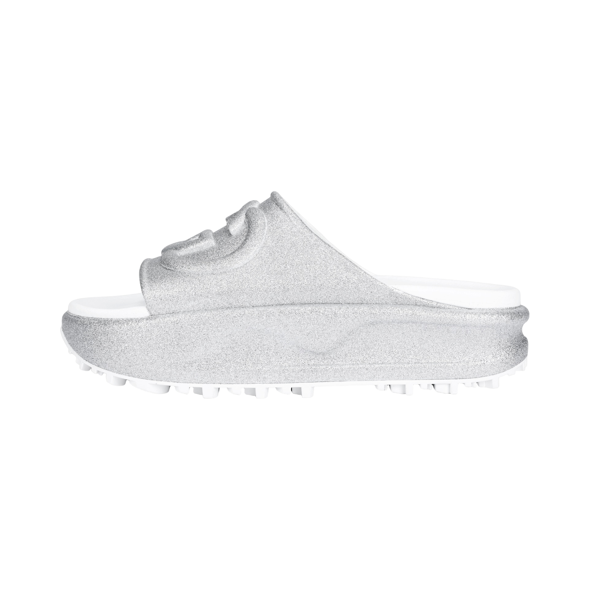 Gucci Slide Silver