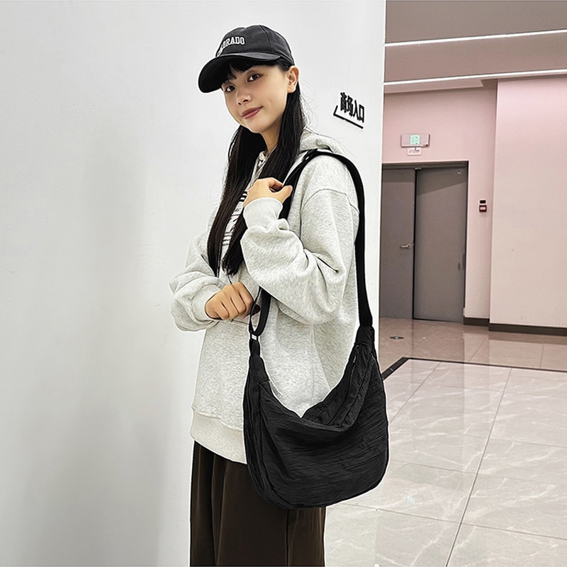 Hawa Nylon Shoulder Bag — фото 9