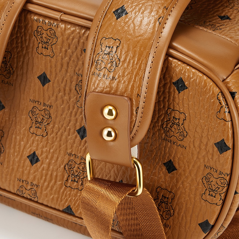 Jane Klain Vintage Bear Print Backpack — фото 4