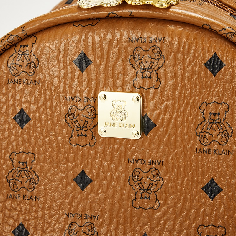 Jane Klain Vintage Bear Print Backpack — фото 1