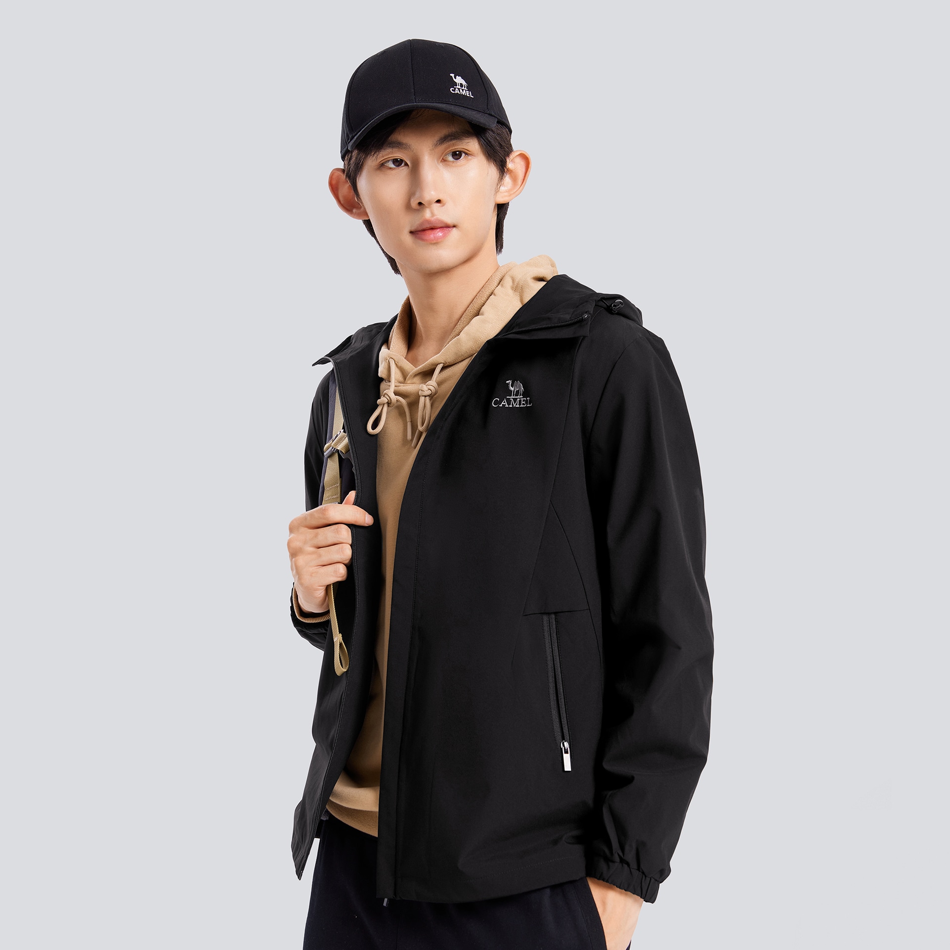 Camel City Function Series Hoodie Jacket Black — фото 6