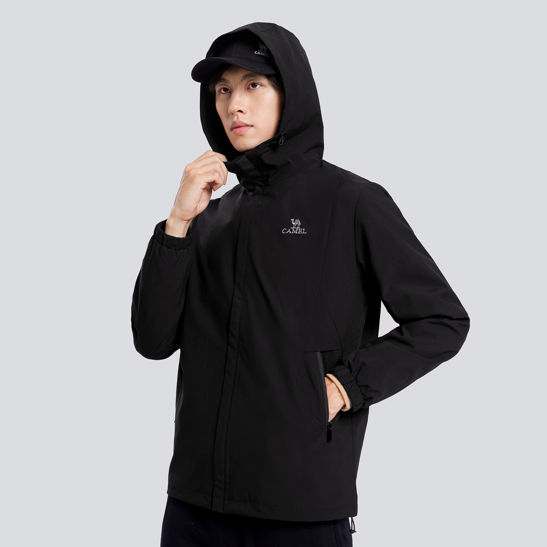 Camel City Function Series Hoodie Jacket Black — фото 5