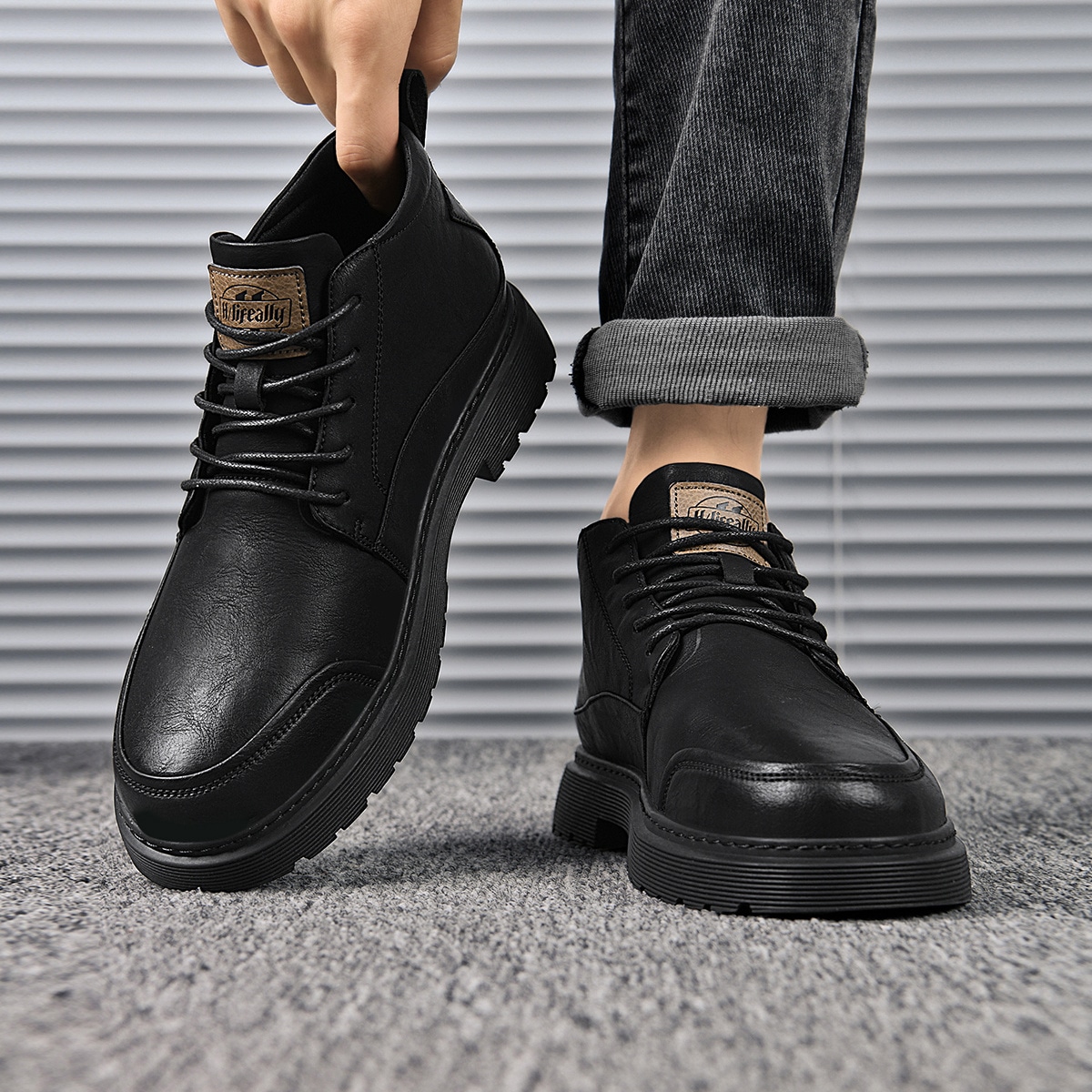 Hla PU Ankle Boots — фото 11