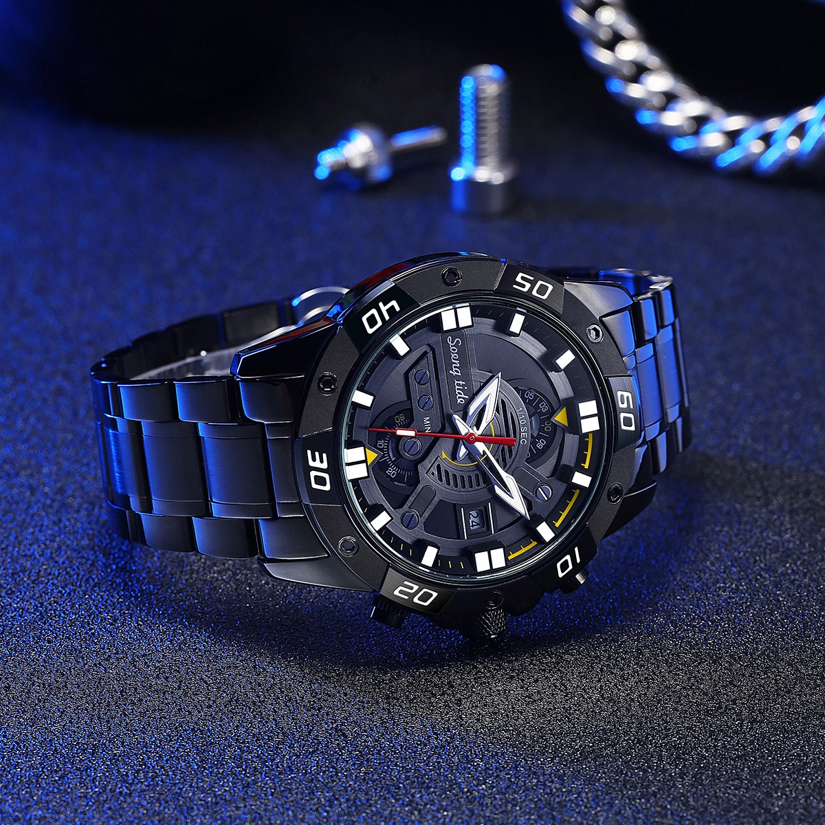 商玺/Soeng tide Soeng Tide U Series Trident Chronograph — фото 9