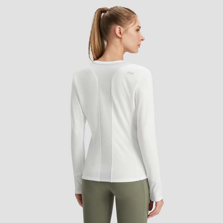 Descente Women's Running Long Sleeve Knit Top — фото 7