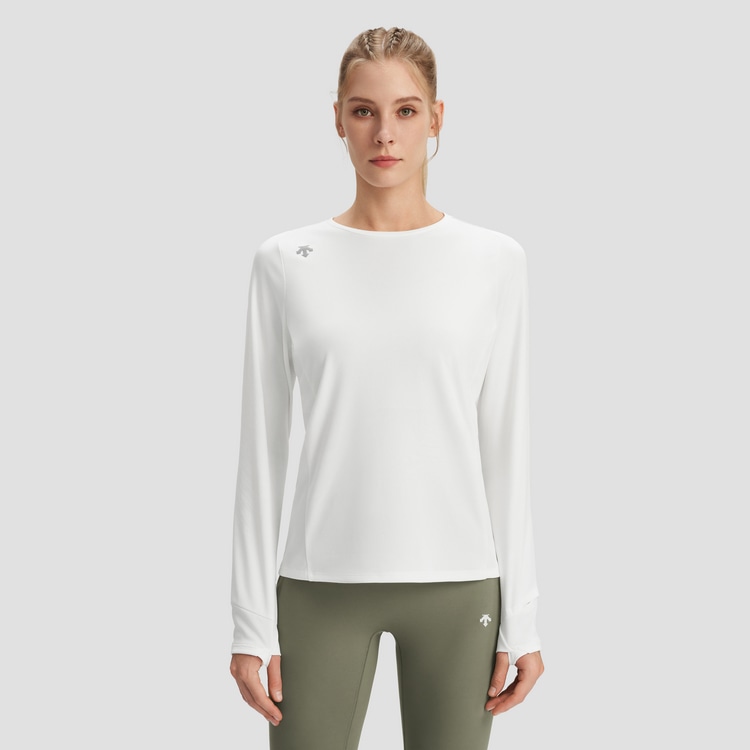 Descente Women's Running Long Sleeve Knit Top — фото 6