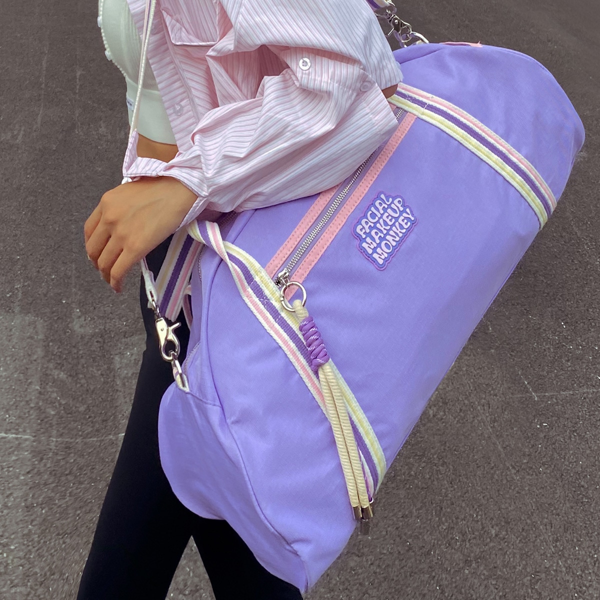 Hatini赫缇妮 Hatini Large Gym Bag Purple — фото 3
