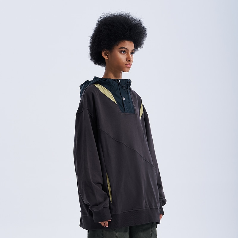 A Square Roota A SQUARE ROOT Retro Half-Zip Sweatshirt — фото 4