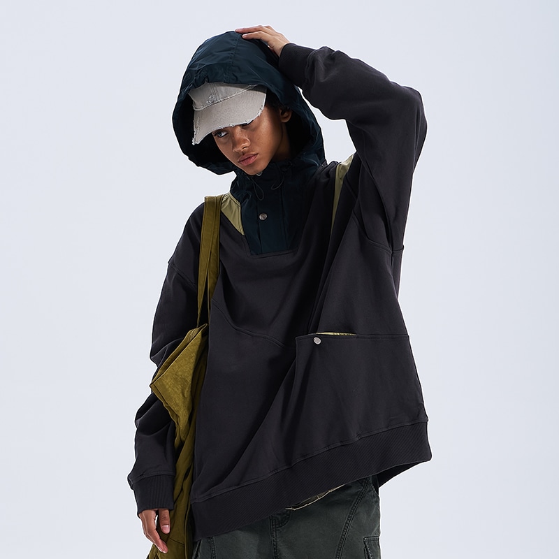 A Square Roota A SQUARE ROOT Retro Half-Zip Sweatshirt — фото 2