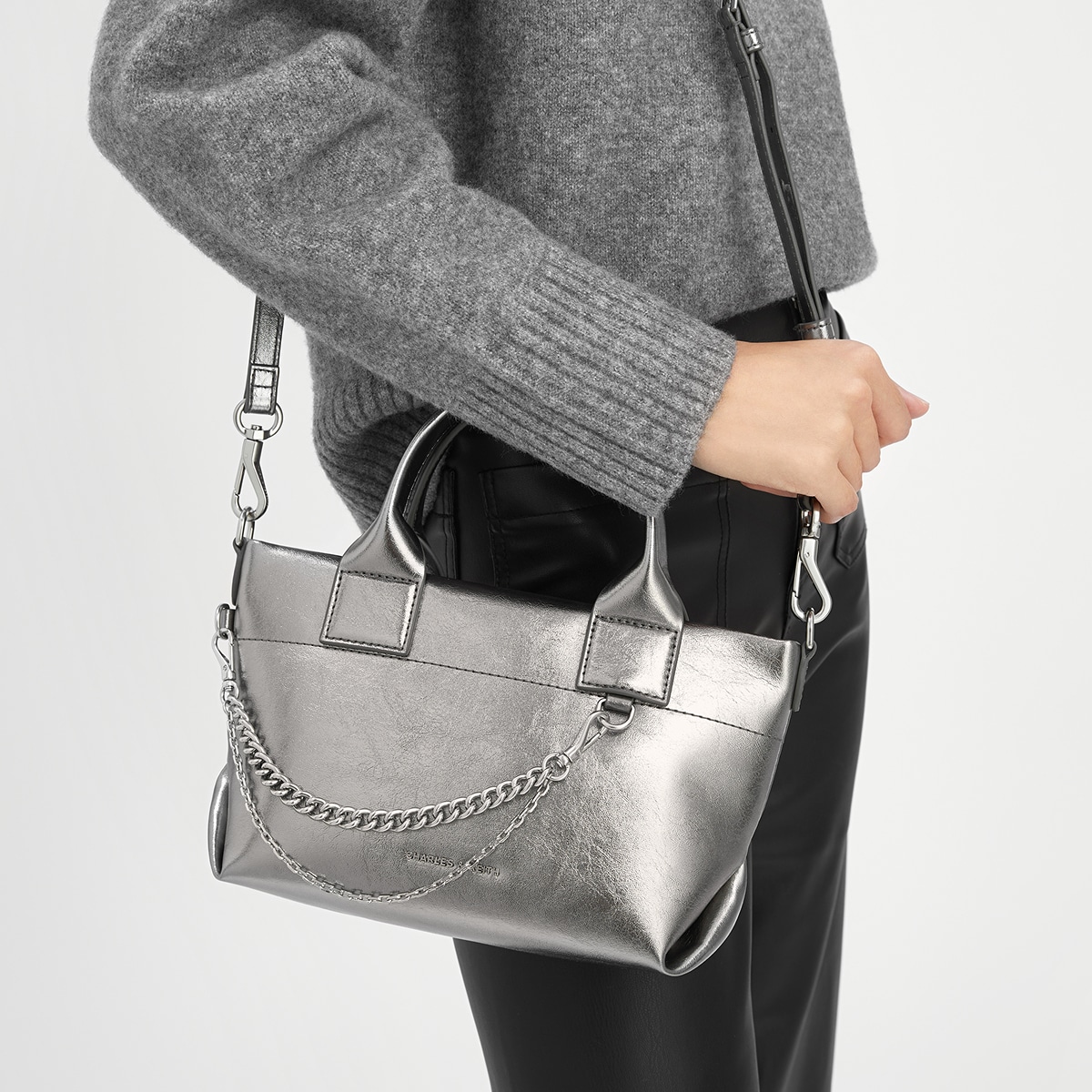 Charles&Keith CHARLESKEITH ck Tote PU — фото 11