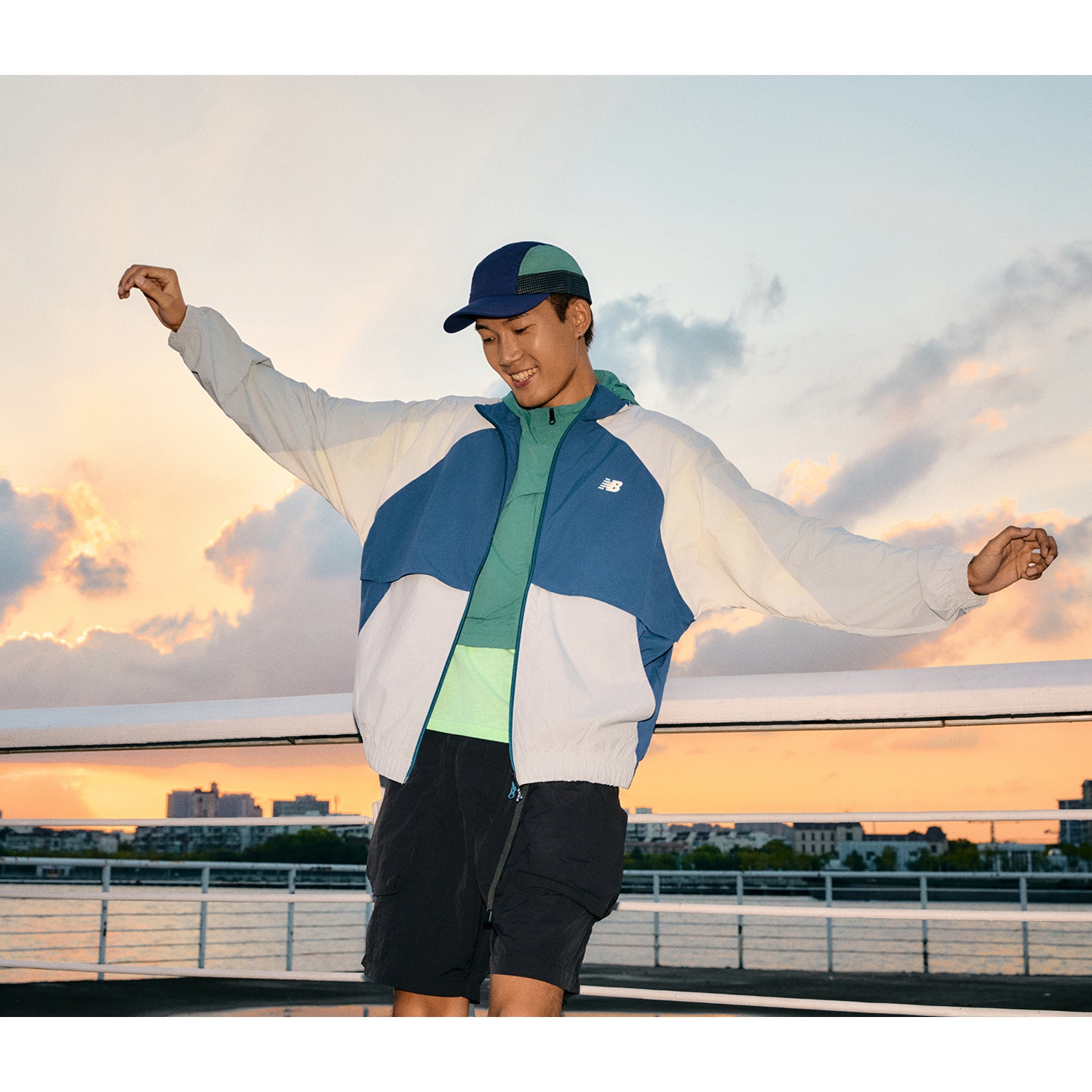 New Balance Retro Jacket Deep Blue — фото 2