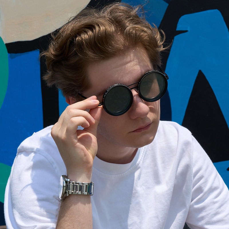 Cyxus Retro Round Sunglasses — фото 2