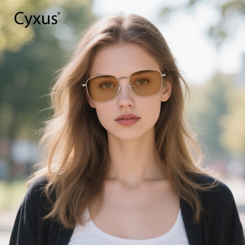 Cyxus Oval Metal Blue Light Glasses — фото 3