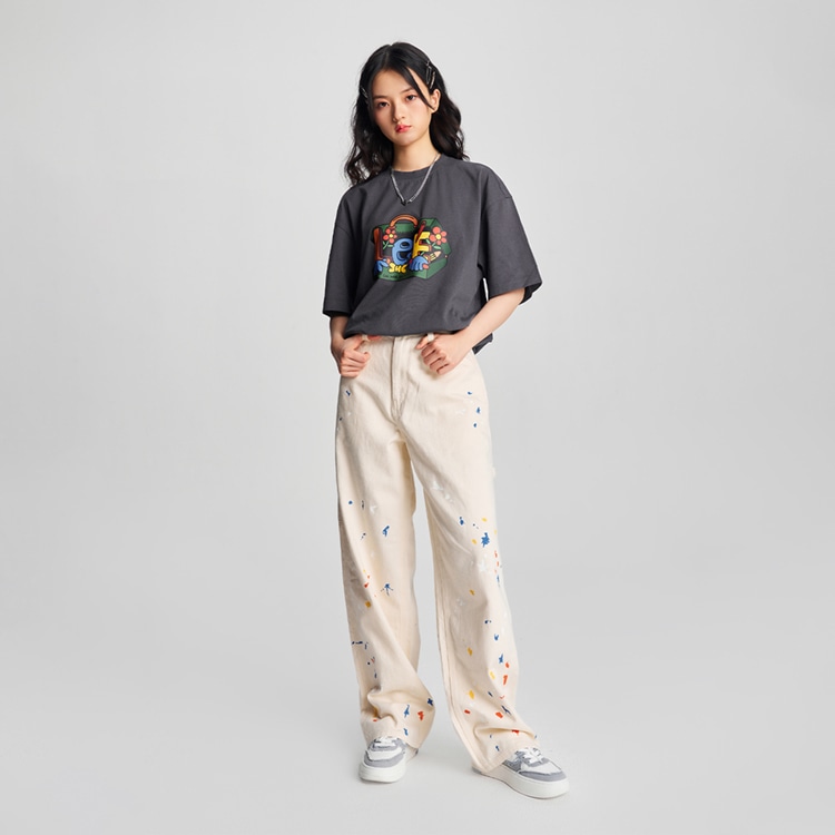 Lee X Melting Sadness FW24 Printed Tee Iron Gray — фото 4