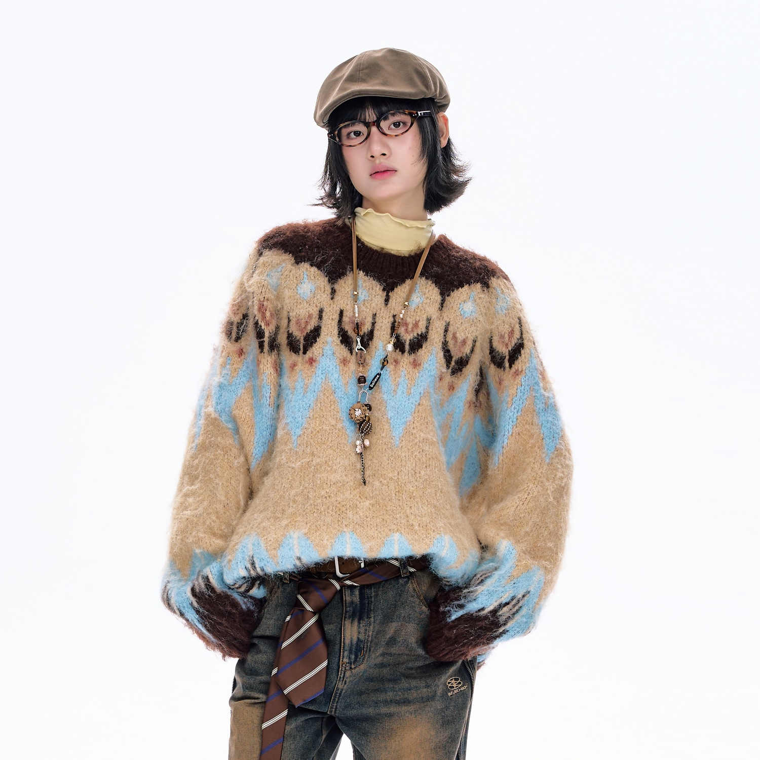 Bjhg Amber Glow Fair Isle Sweater — фото 3