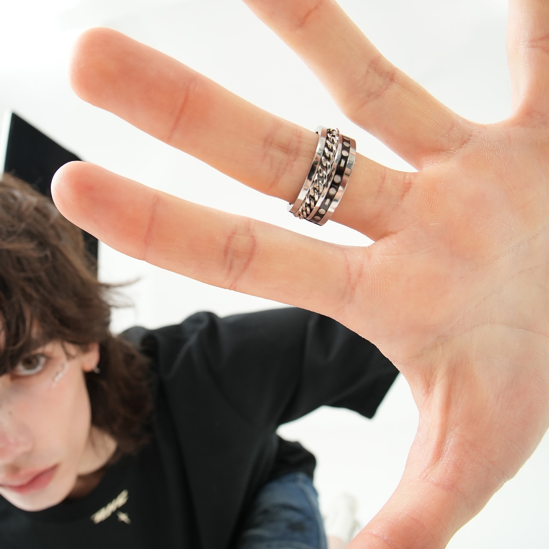 Bjhg Titanium Steel Ring — фото 3