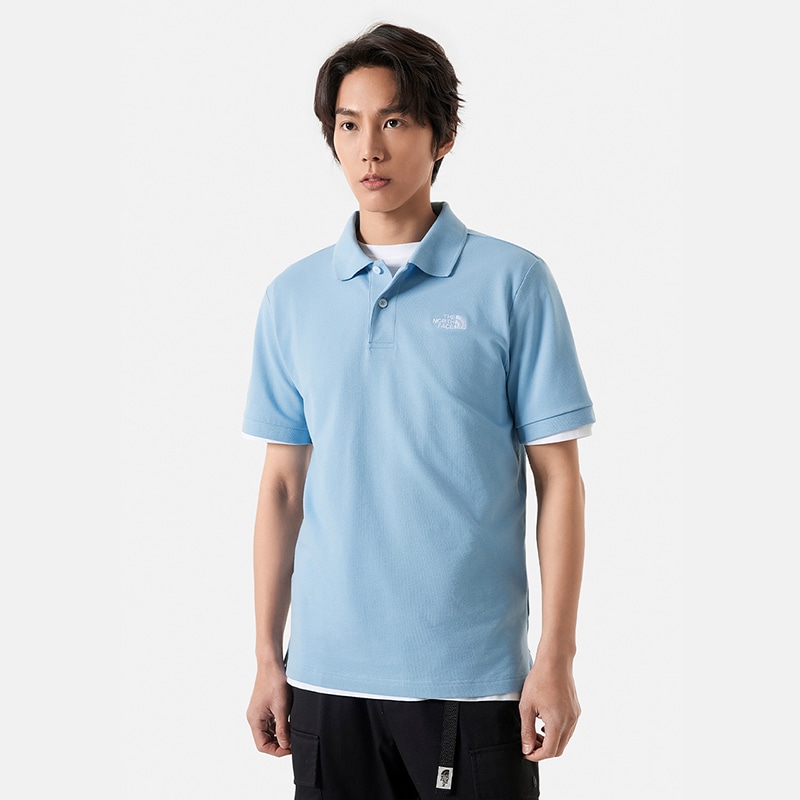 The North Face Polo Shirt Light Blue — фото 2