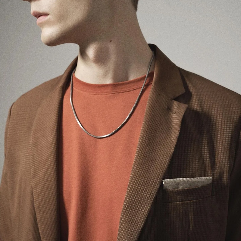 Ideagemer Snake Bone Chain Necklace — фото 6