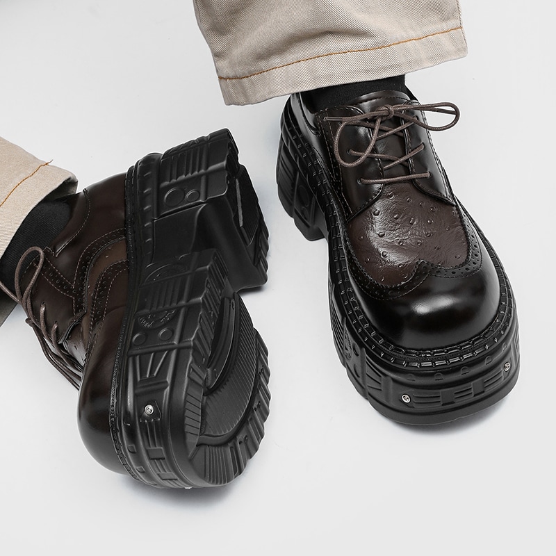 Dounkol Derby Thick Sole Studded Shoes — фото 10