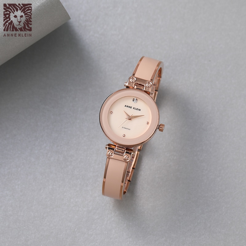 安妮克莱因 Anne Klein Quartz Watch 24mm Black Dial — фото 9