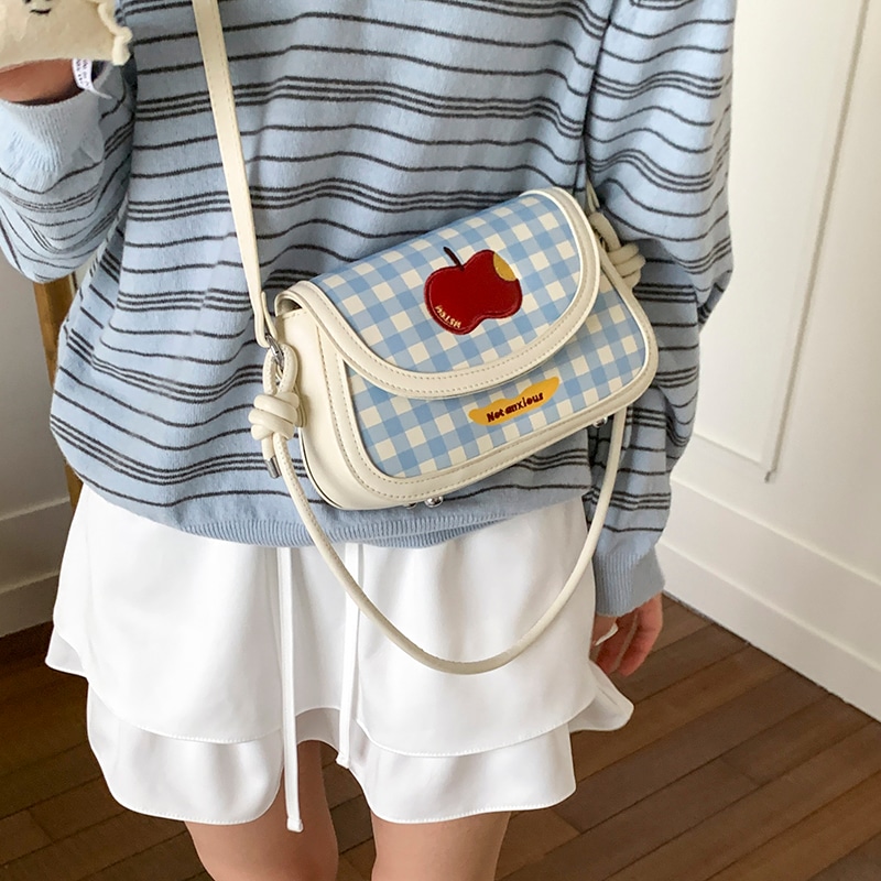 布依诺 Buyino Plaid Crossbody Bag — фото 2