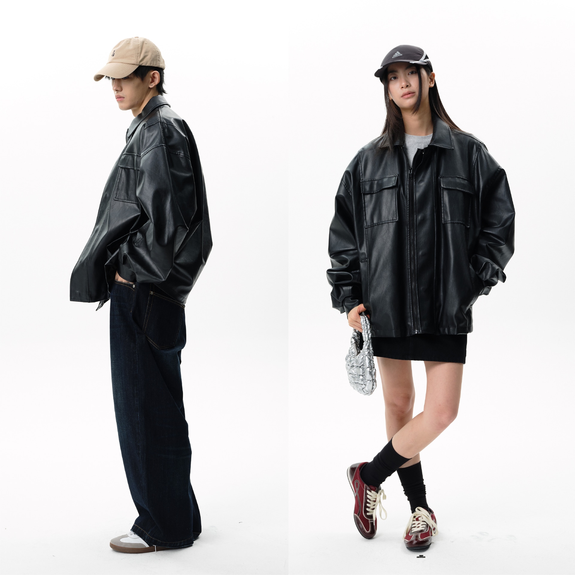 Roaringwild Logo Embroidered Windbreaker Jacket Black — фото 3