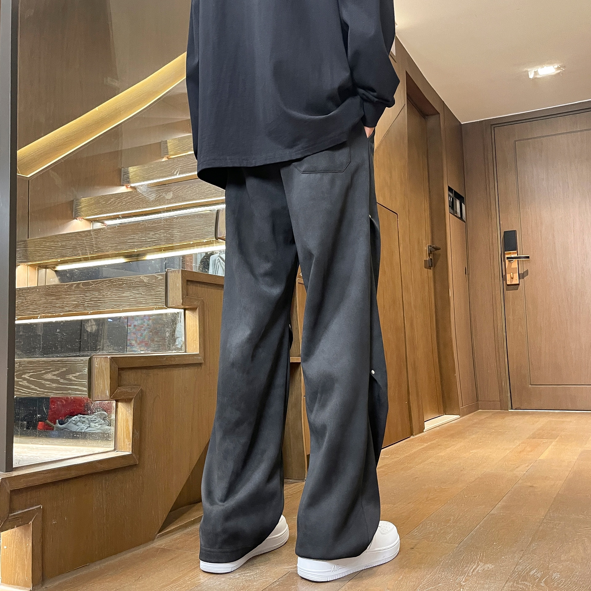 C1Rca Cleanfit Drawstring Wide Leg Sweatpants — фото 9