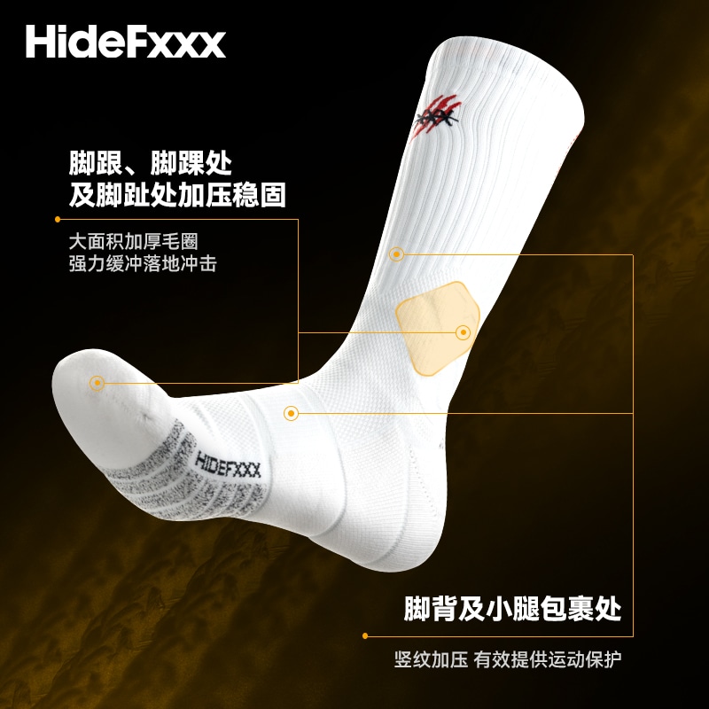Hidefxxx Pro Basketball Socks — фото 6