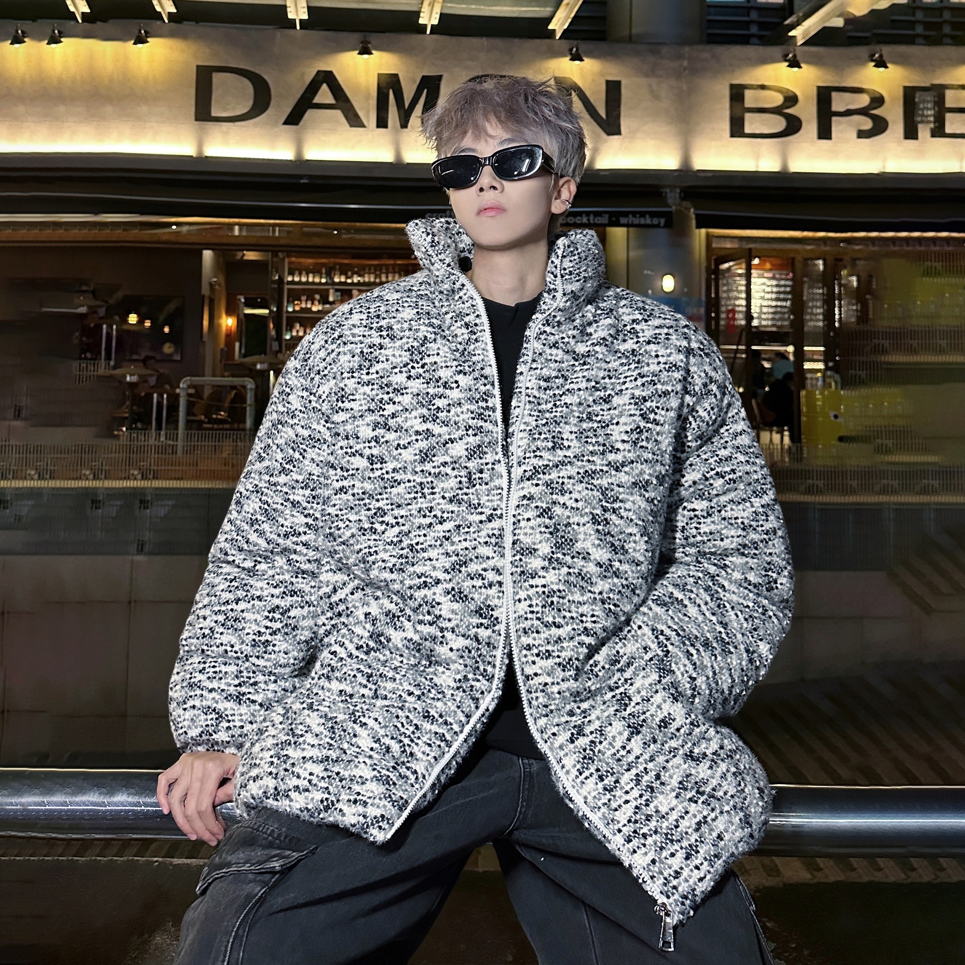 Dareasy Ice Cream Dot Puffer Jacket — фото 11