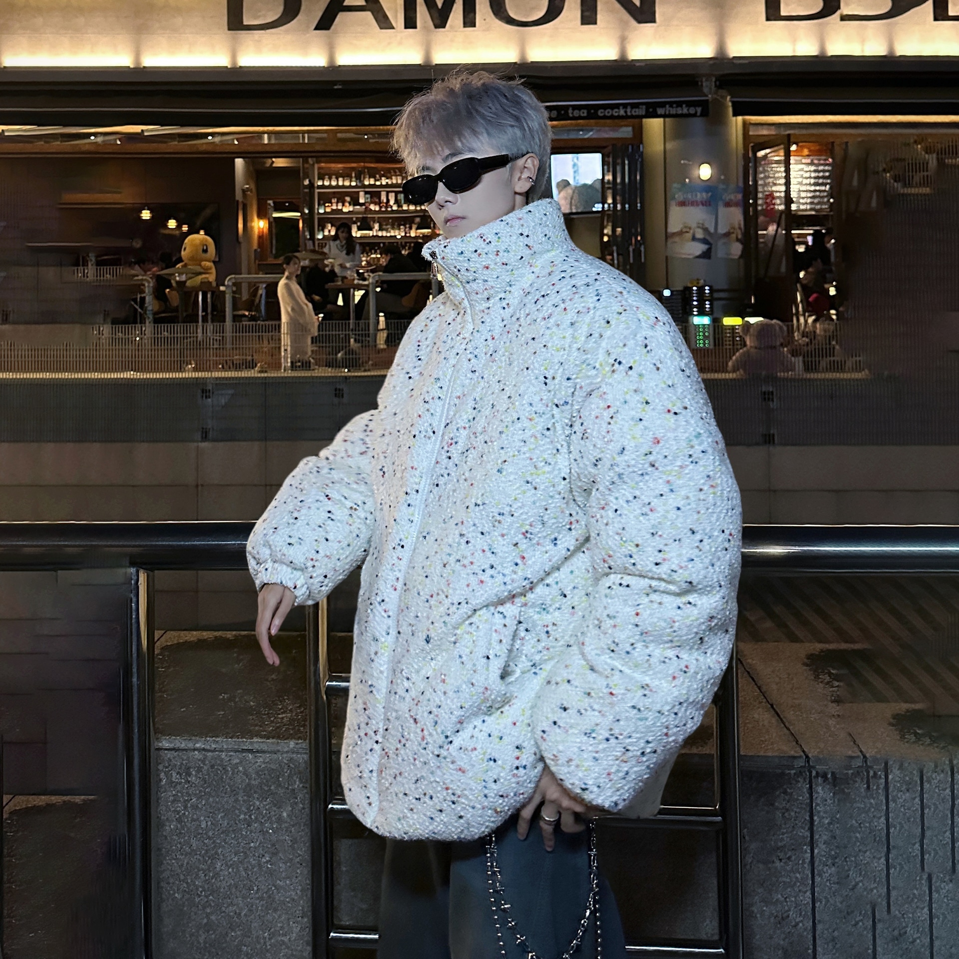 Dareasy Ice Cream Dot Puffer Jacket — фото 5