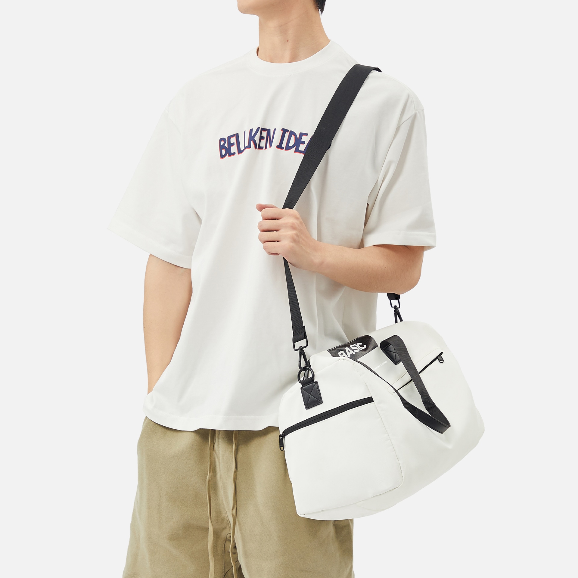 阿尔派妮 Alpine Yoga Gym Bag Black/White — фото 5