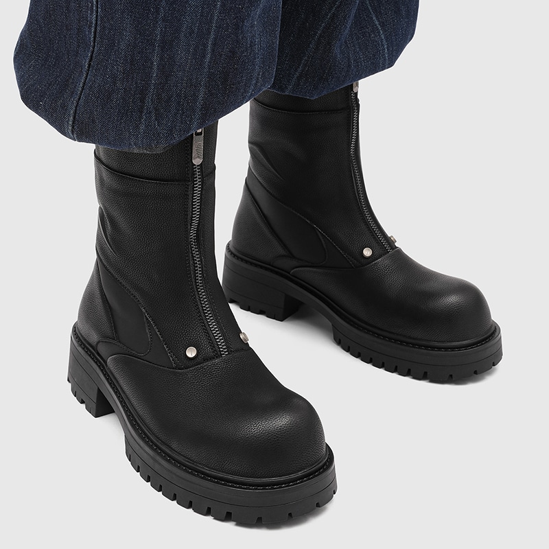 Dounkol Double Layer Pigskin High-top Boots — фото 4