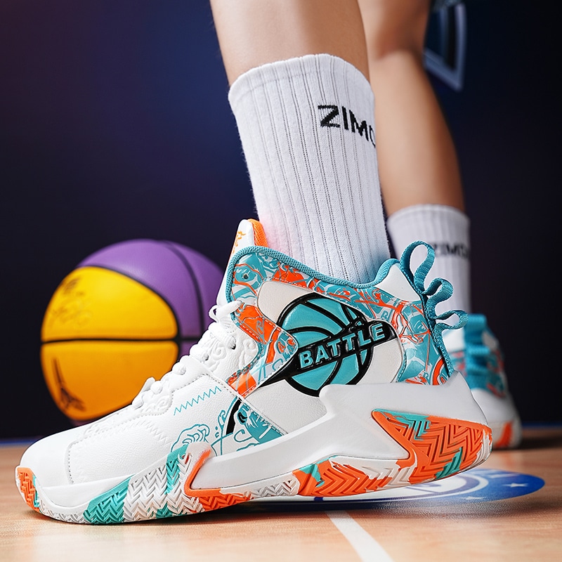 Musnodo Basketball Shoes Black White — фото 10