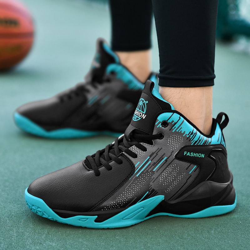 Musnodo High Top Basketball Shoes Black White — фото 8