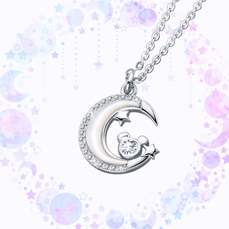 Disney Mickey Dreamy Star Moon Necklace — фото 5