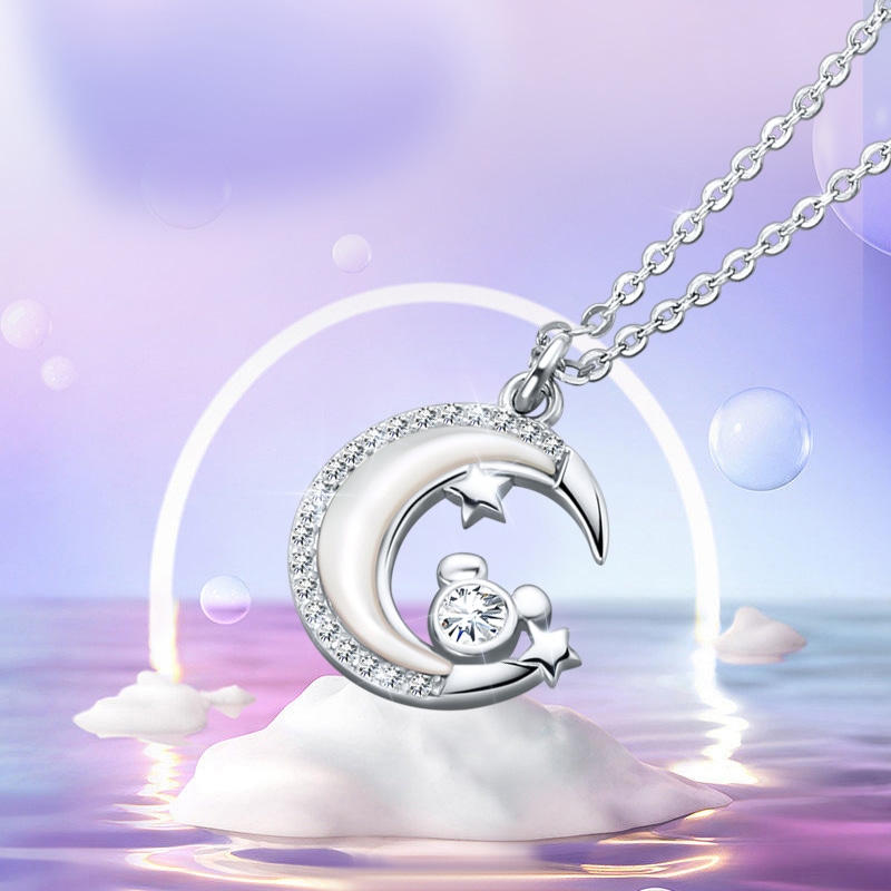 Disney Mickey Dreamy Star Moon Necklace — фото 3