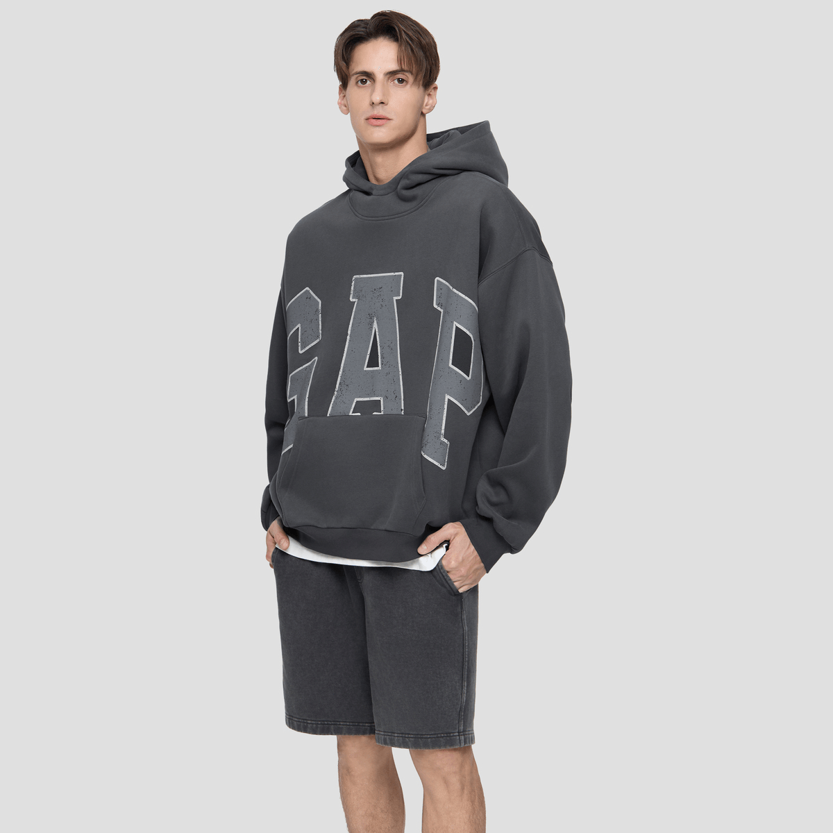 Gap Hoodie Grey — фото 7