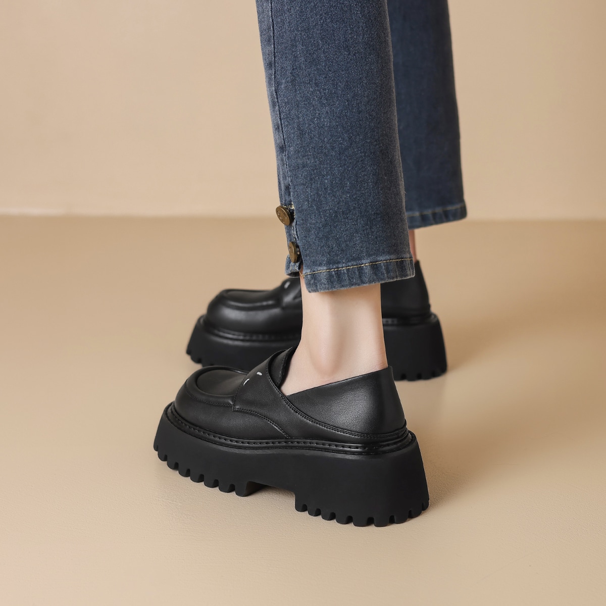 Dfuse Scandinavia D:FUSE SCANDINAVIA Black Loafers — фото 5