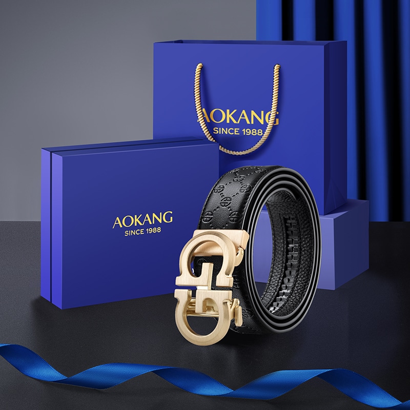 Aokang Letter Buckle Belt — фото 1
