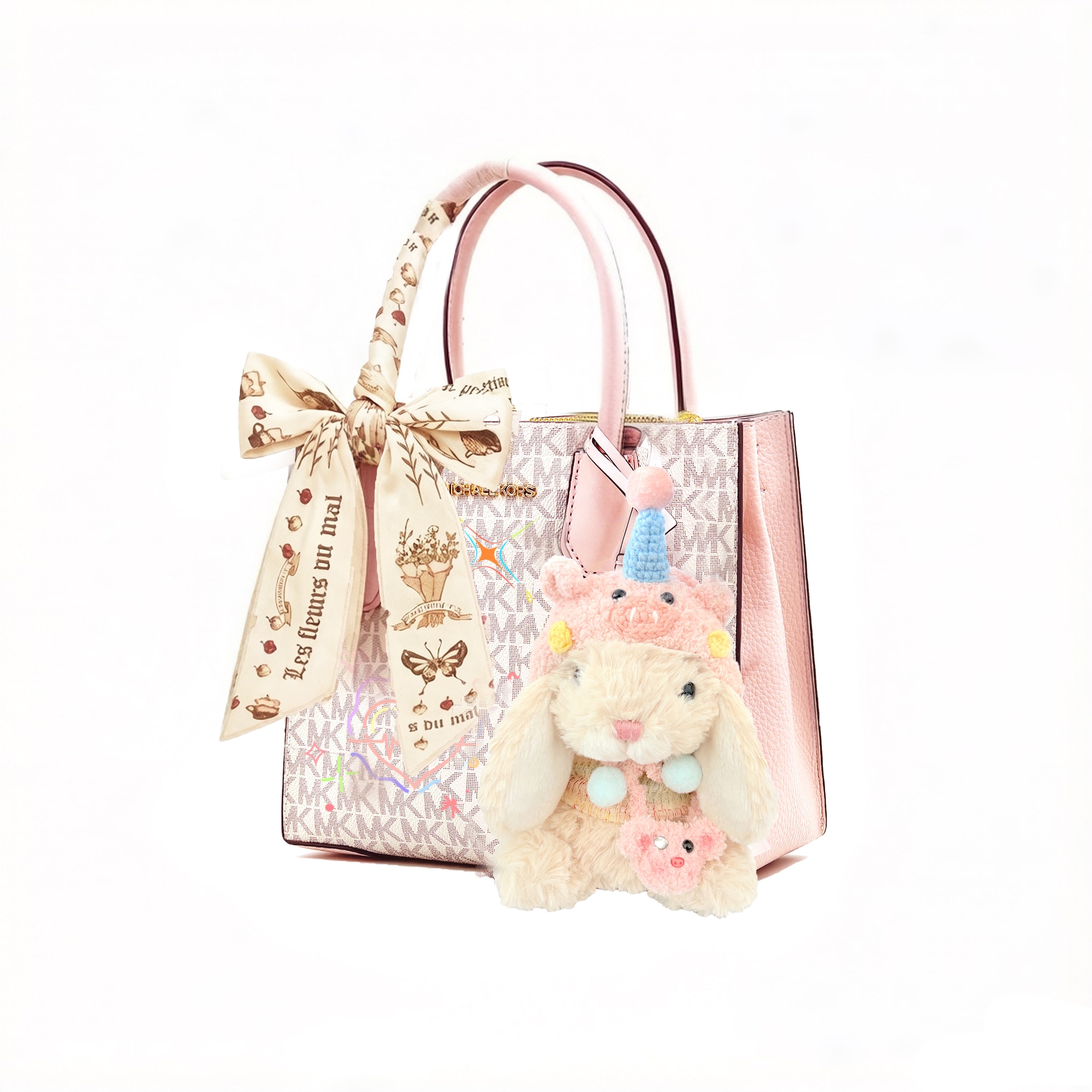 Michael Kors KORS Tote Bag Light Pink — фото 5