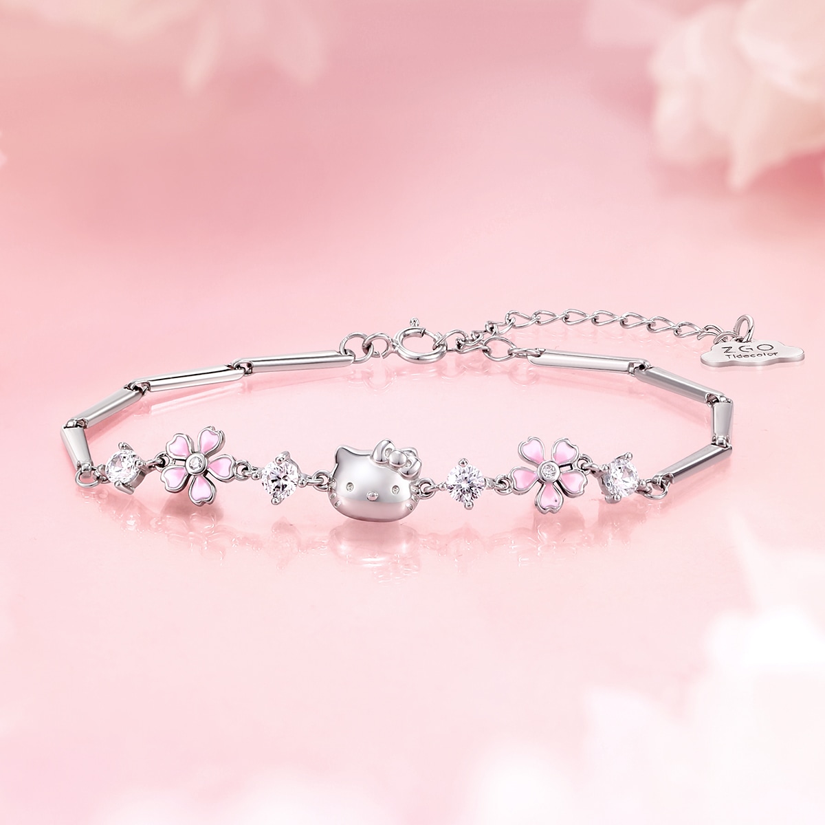 Sanrio Hello Kitty S925 Silver Bracelet — фото 1