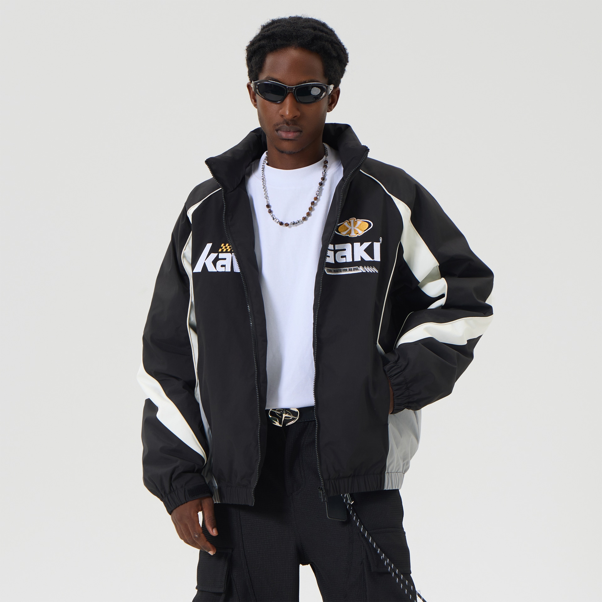 Kawasaki 90 Duck Down Retro Embroidered Puffer Jacket — фото 5