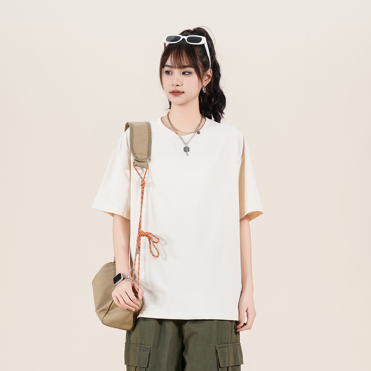 Doraemona Doraemon Basic Logo T-Shirt — фото 10