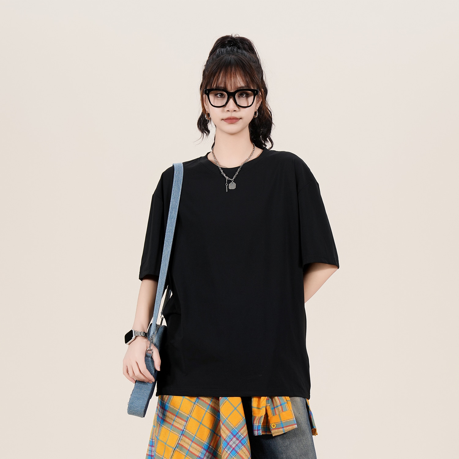 Doraemona Doraemon Basic Logo T-Shirt — фото 6