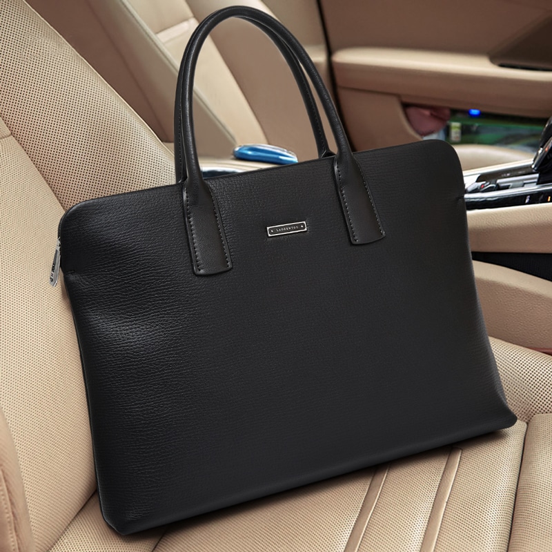 老人头 Oldman Head Business Briefcase Black — фото 6