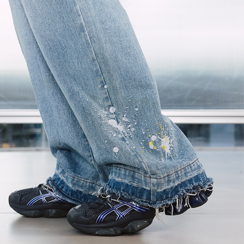 NST NONSTOP Ink Embroidery Washed Jeans — фото 7